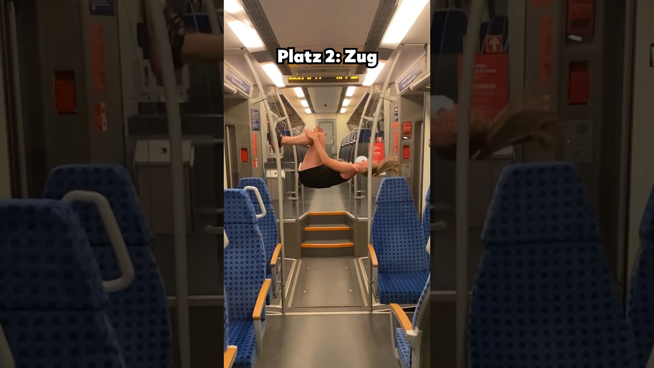 TOP 5 UNGEW&Ouml;HNLICHSTEN BACKFLIP-ORTE 😲 #turnen #bewerten #backflip