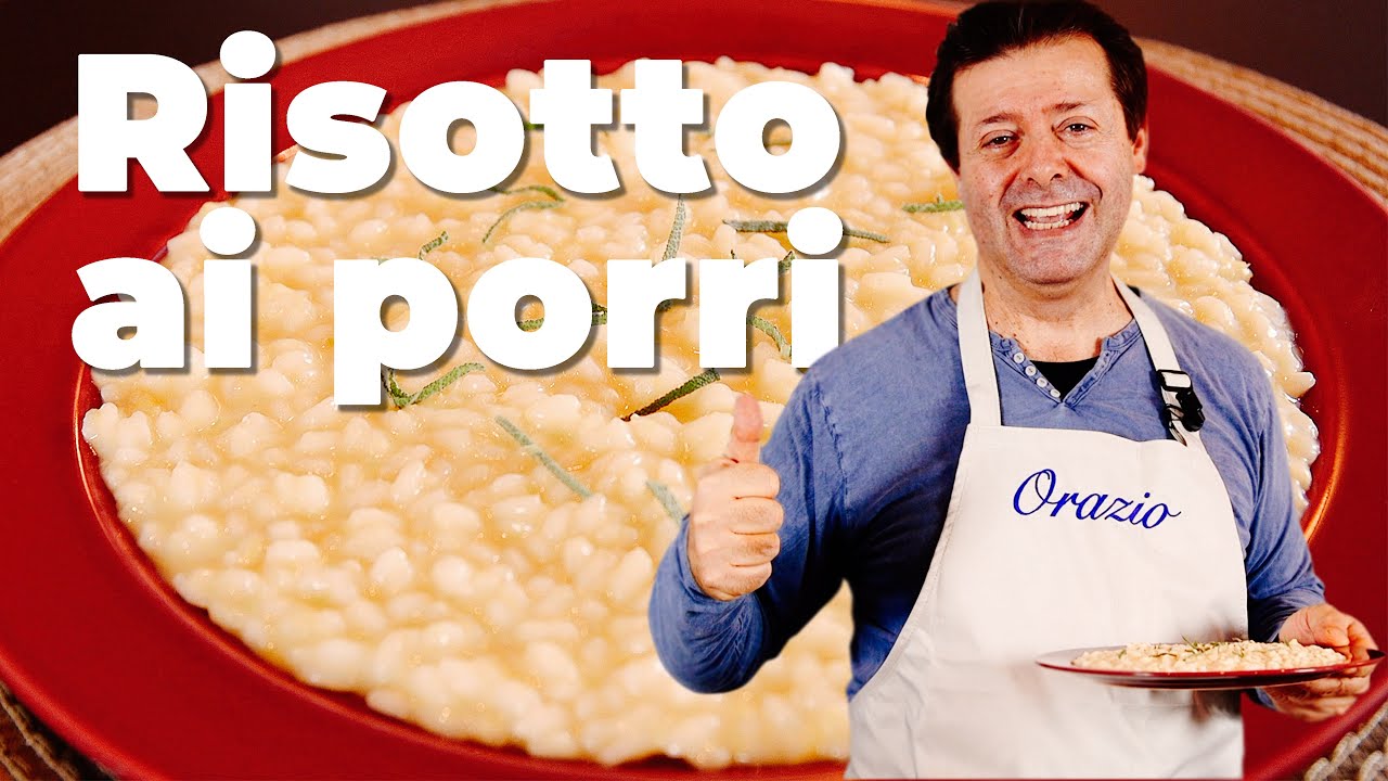 RISOTTO AI PORRI - Semplice, cremoso e con mantecatura perfetta
