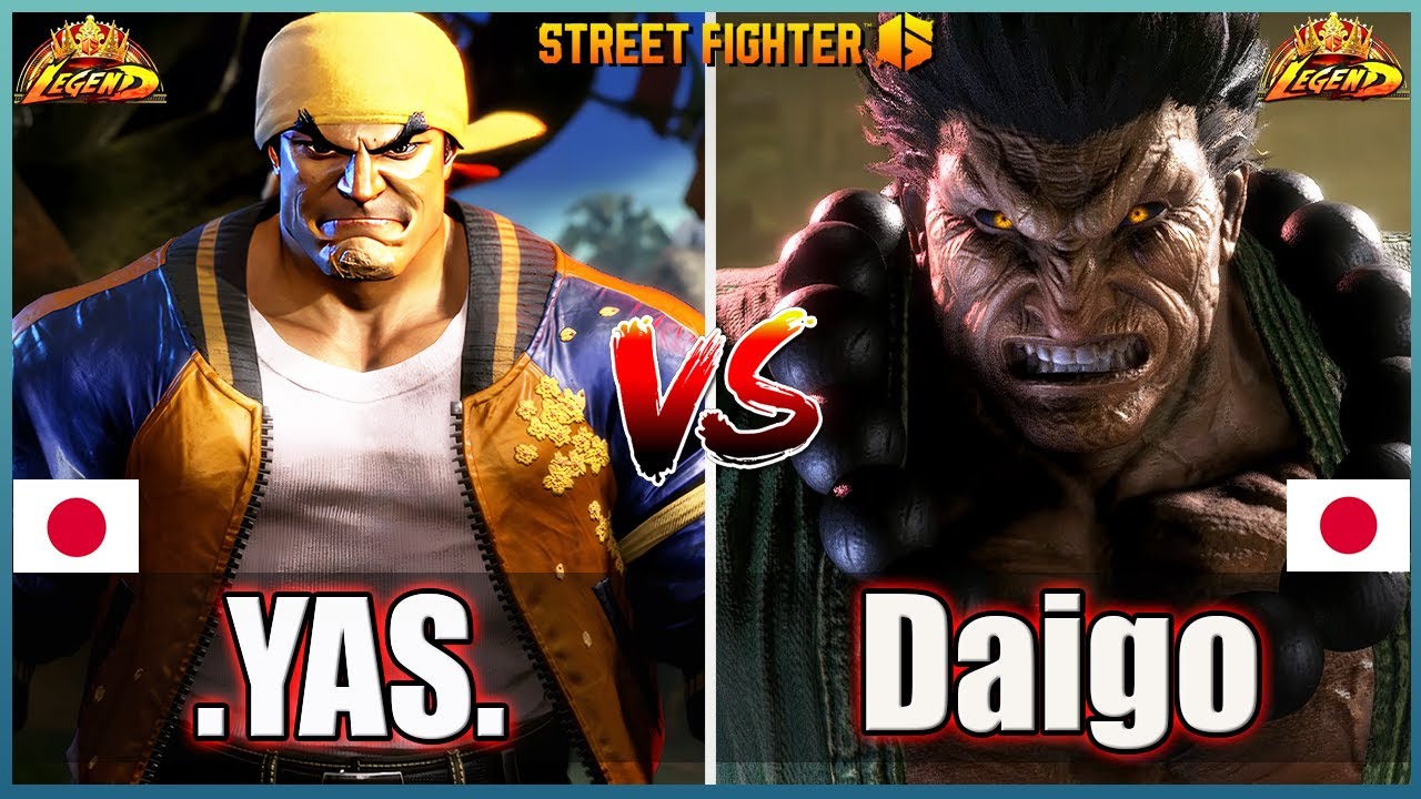 Street Fighter 6 🔥YAS (RYU #1)  Vs  Daigo (AKUMA #1) 🔥Best Ranked Match🔥FightingGameWorldX