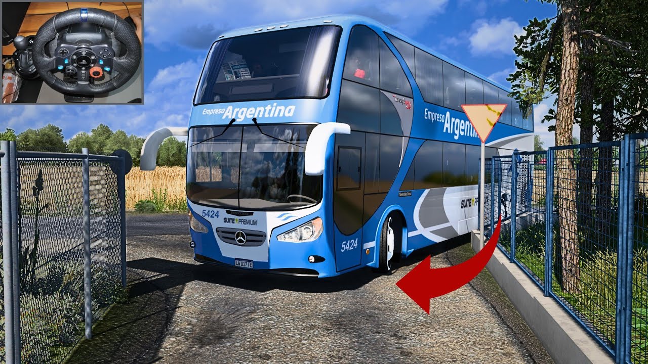 Bus Simulator: Can a G29 handle Poland's extreme narrow roads | logitech g29 steering wheel | #ets2