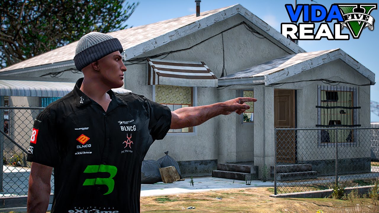 GTA V : VIDA REAL - CONSEGUI ALUGAR UMA NOVA CASA PRA MORAR - #57