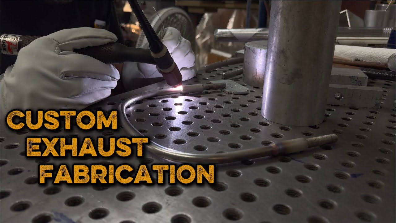 Welding a Custom Exhaust Bracket from Scratch