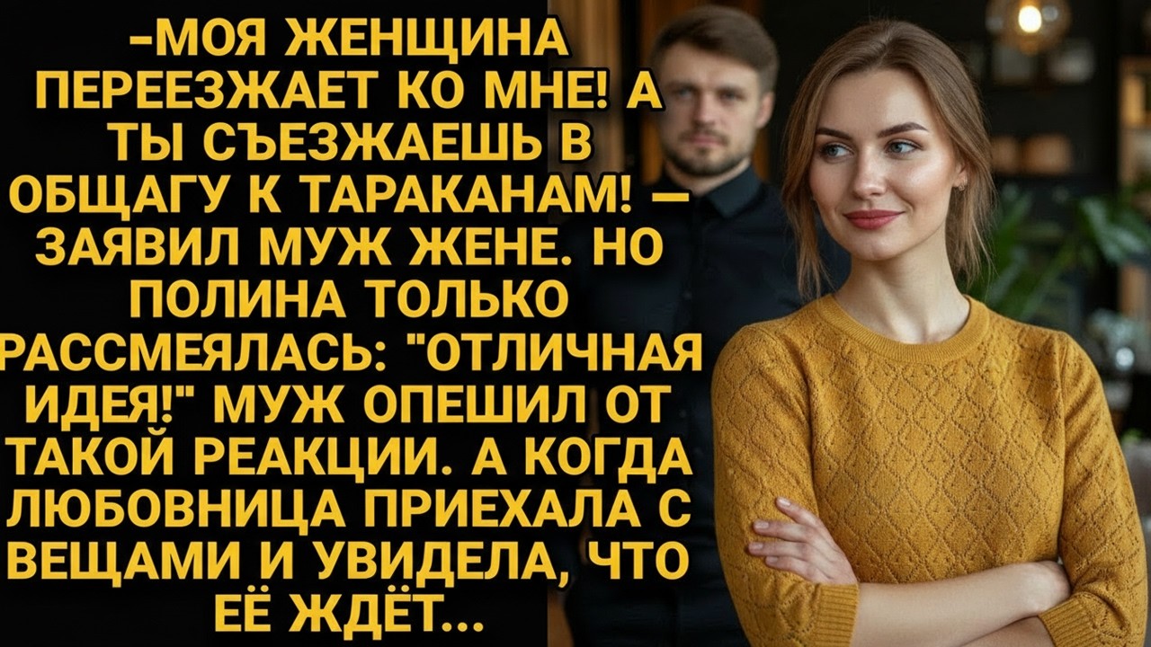 Муж решил выселить жену в общагу к тараканам. Та ушла, а едва в дом переехала любовница...