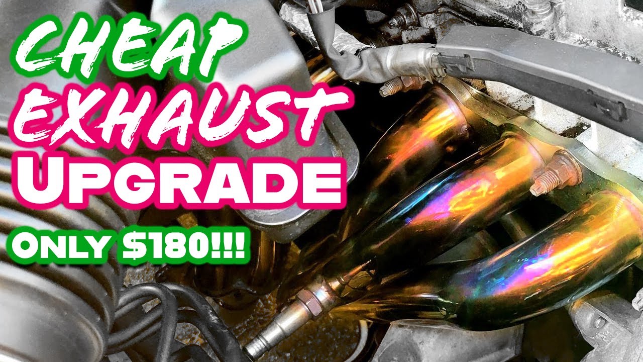 Cheap exhaust upgrade on the IS300  (Lexus ebay special!)