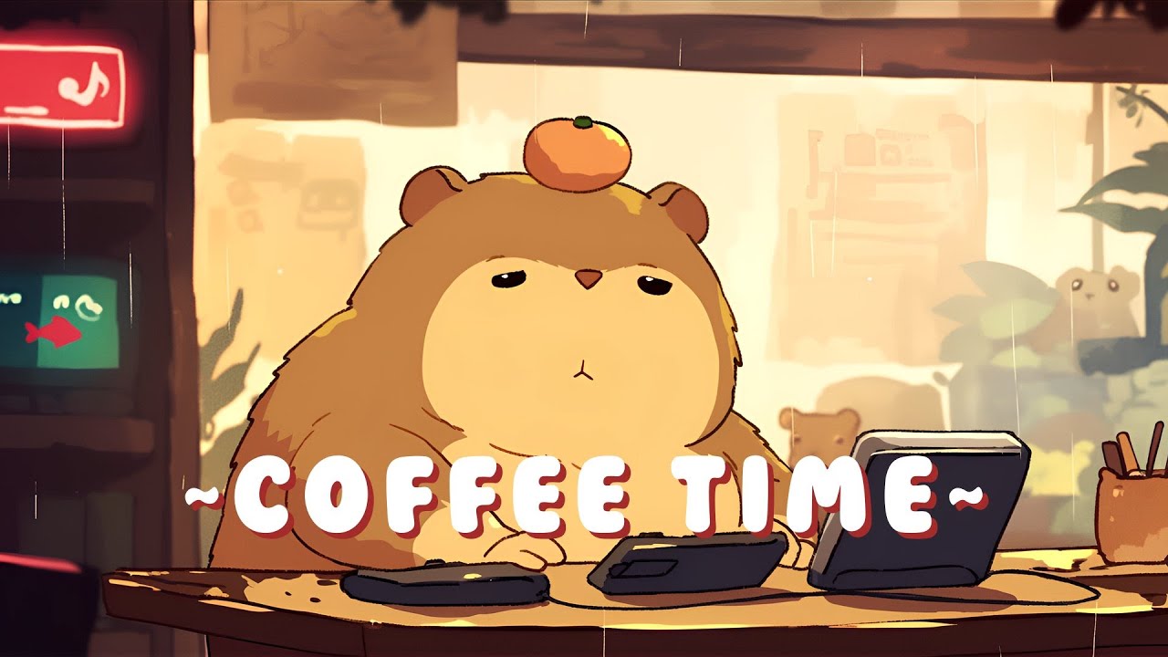 Capybara Lofi Music Station - Calming Beats & Melodies ~ Cozy Atmosphere ~ ✨