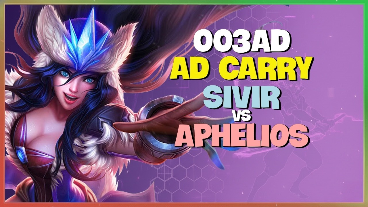 Challenger Sivir: This Dude is CRUSHING the Rank 1 Aphelios with CLEAN Mechanics - Engsub