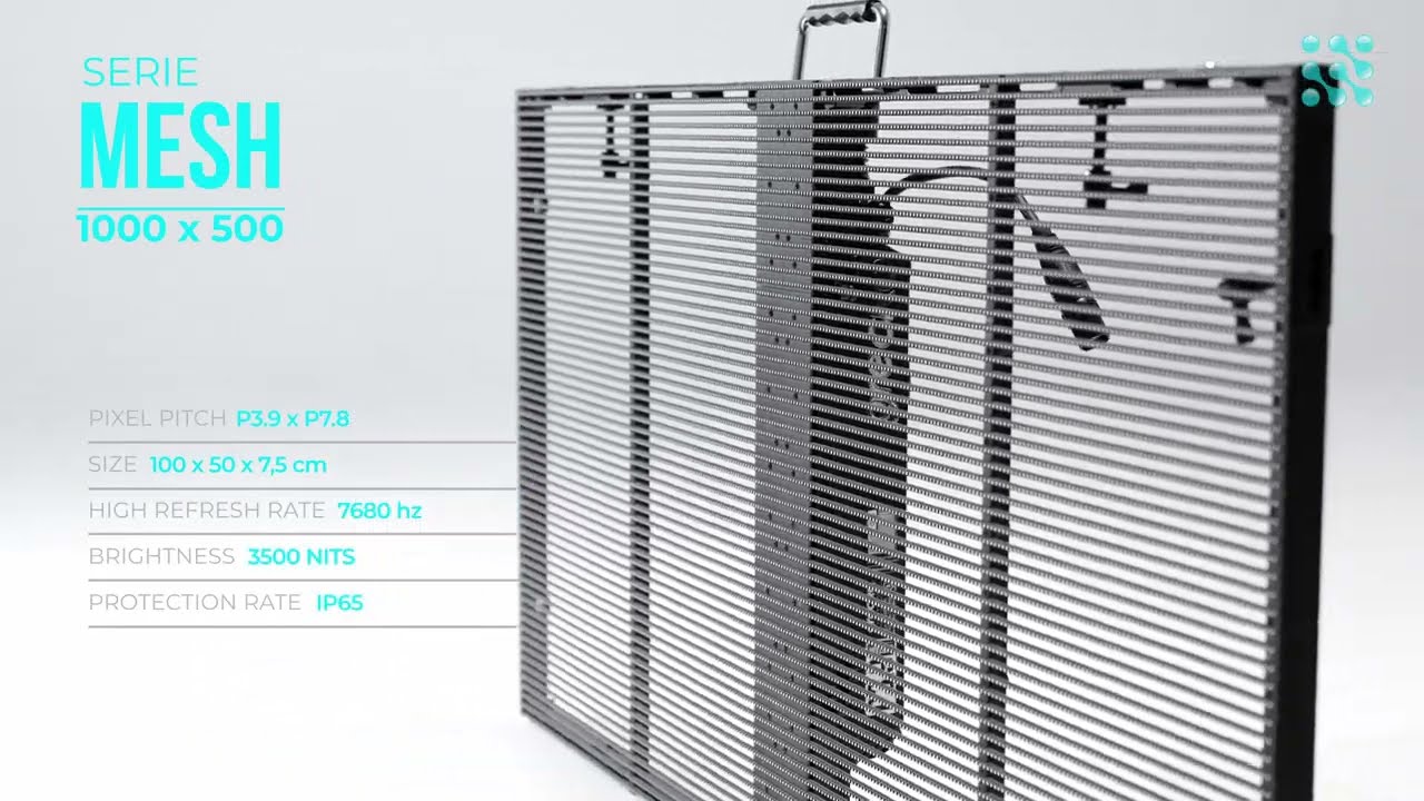 Grecko Mesh LED Panels | Transparent LED Screen for Creative Designs