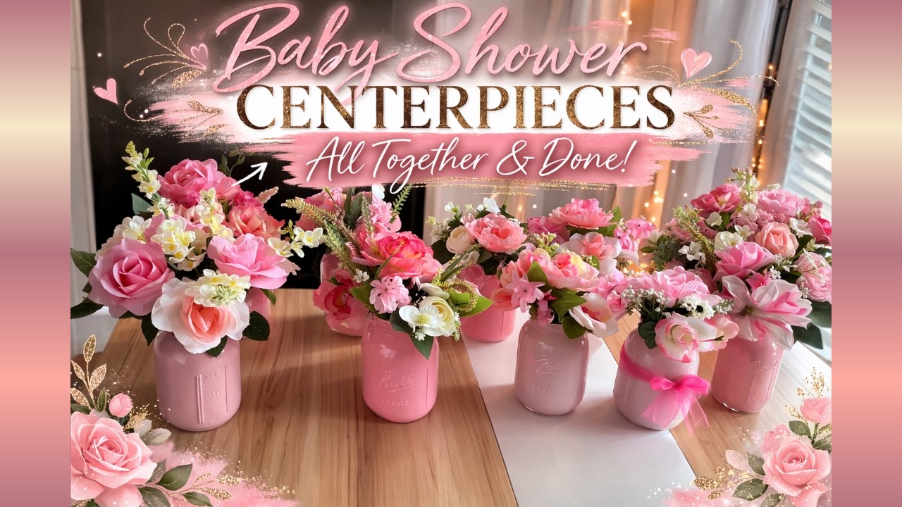 12 Baby Shower Centerpieces for $3 Each 🌸 Easy Dollar Tree DIY