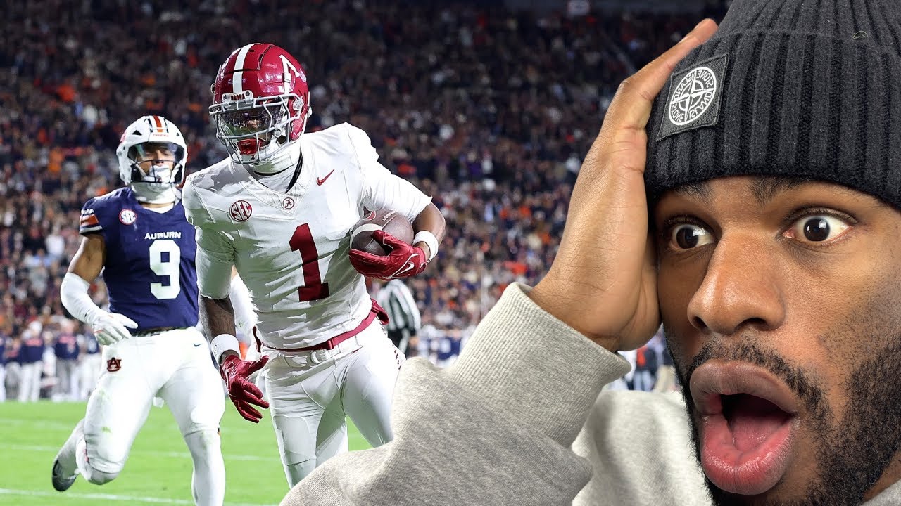 Bama SURVIVES The Iron Bowl! (Alabama vs Auburn Highlight Reaction)
