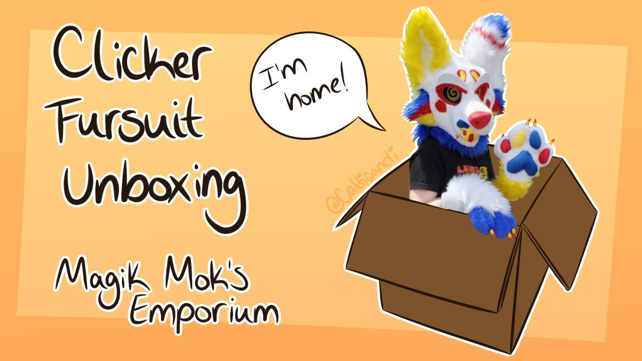 Clicker Fursuit Unboxing! (Fursuit Unboxing and Review- Magik Mok's Emporium)