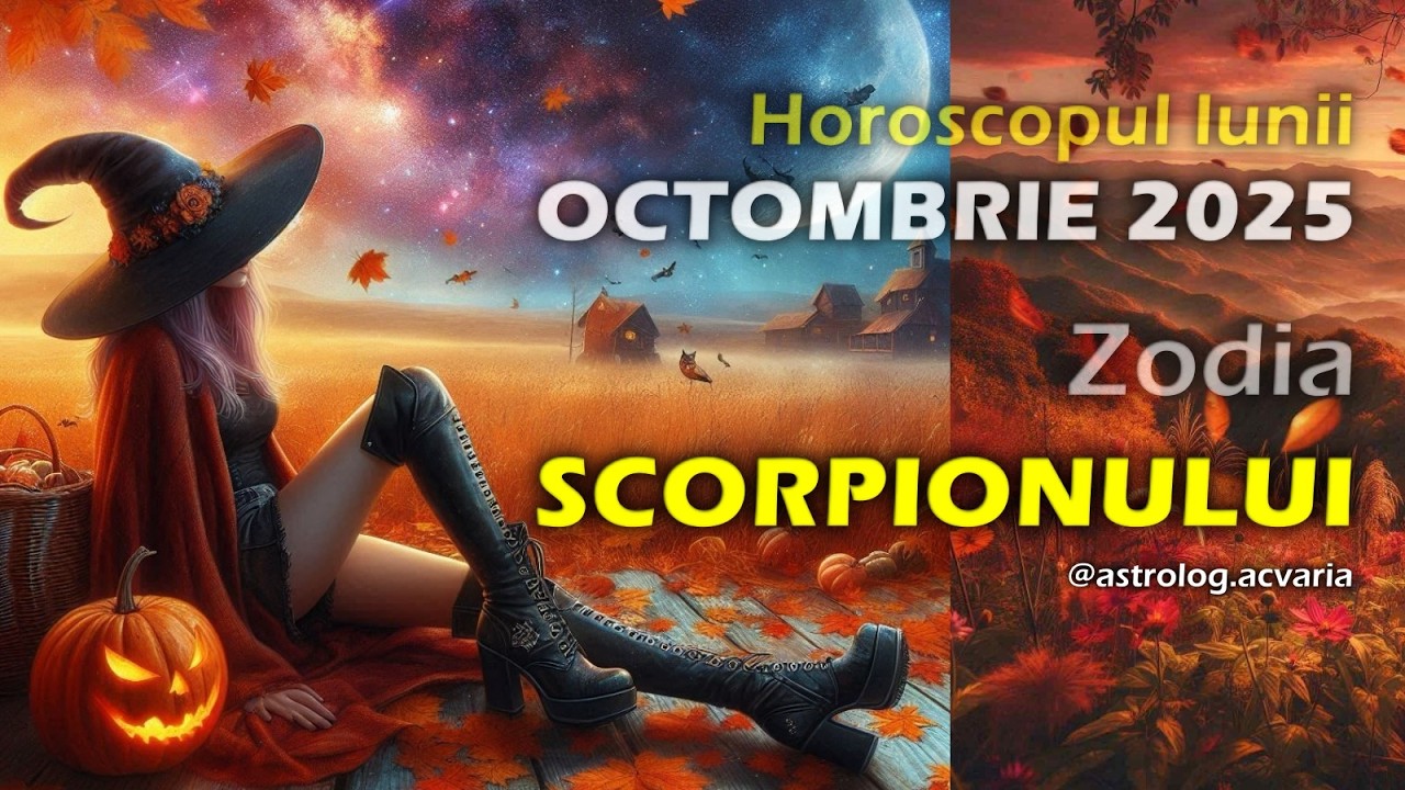 ♏ZODIA SCORPIONULUI. Dirty Dancing (cu Lilith) 🍂Horoscopul lunii OCTOMBRIE 2025 ⭐ @astrolog.ACVARIA