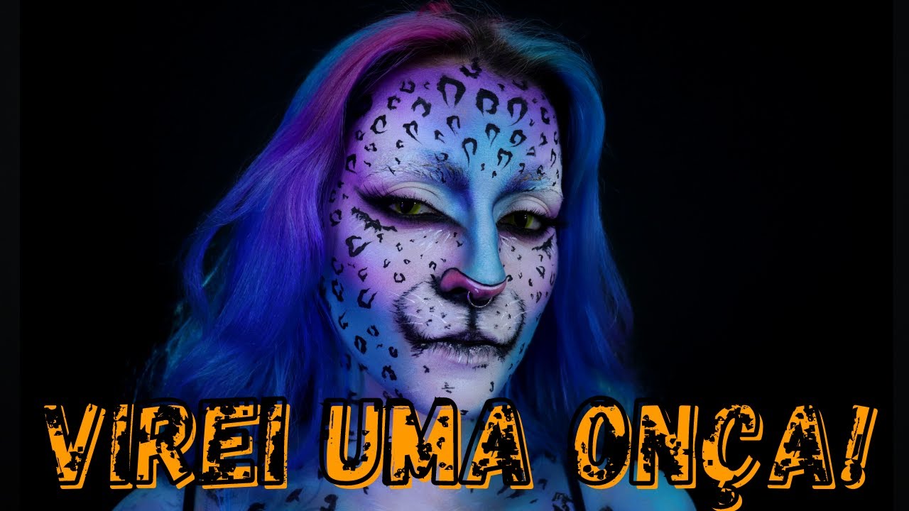 TESTEI O CLOWN LÍQUIDO DA COLORMAKE | 🐆 MAQUIAGEM DE ONÇA | MAKEUP TUTORIAL | NAY FIRENS