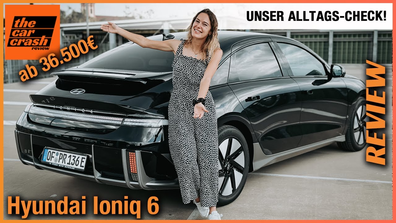 Hyundai Ioniq 6 im Test (2023) Unser Alltags-Check mit dem E-Auto ab 36.500€! Fahrbericht | Review