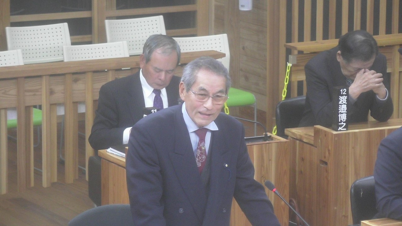 令和８年３月11日　屋久島町議会第１回定例会　榎光德議員一般質問
