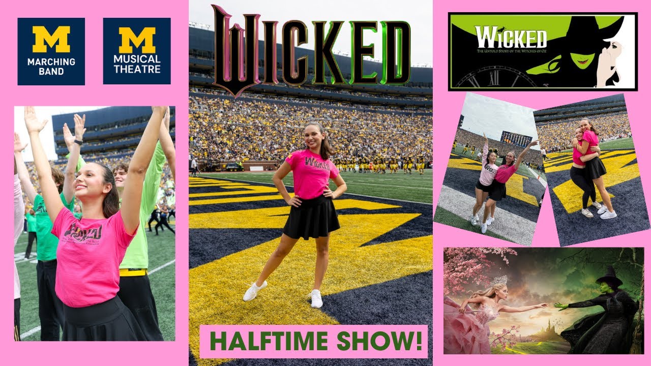 Wicked Halftime Show VLOG! (UMich Musical Theatre x Michigan Marching Band)