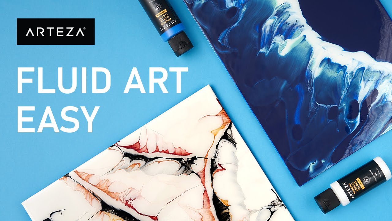Fluid Art | Acrylic Pouring for Beginners in (2020) | ARTEZA