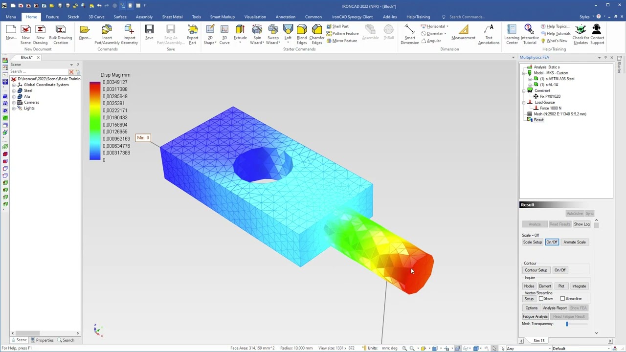 IronCAD Training 75 | MultiPhysics (2/2)