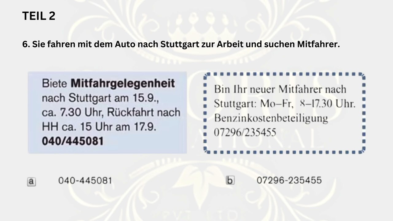 A1 Lesen 2024-2025 Latest A1 new Pattern |&Uuml;bungstest| #a1  #pr&uuml;fungsvorbereitung #pr&uuml;fung