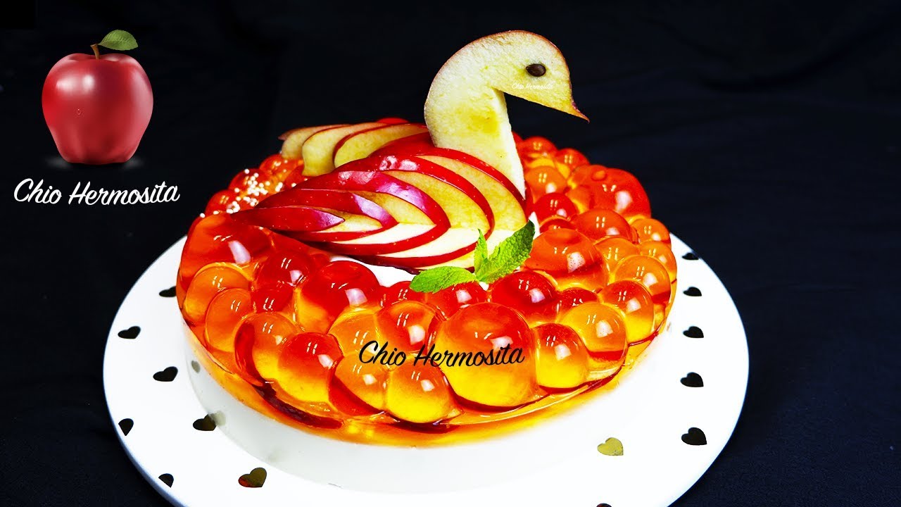 Gelatina de Manzana Cremosita 🍎🍎🍎con manzana natural 🍎🥥y coco🥥
