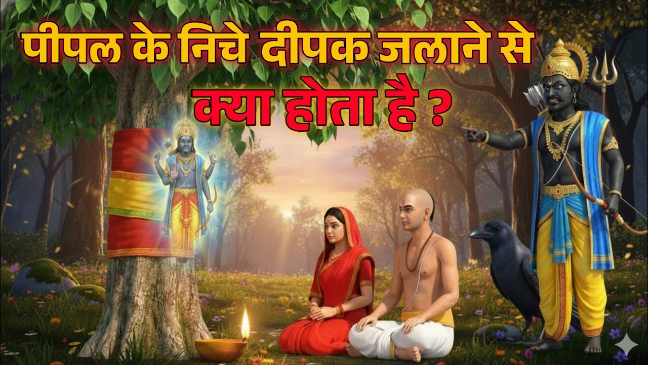 पीपल के निचे दीपक जलाने से क्या होता है? भगवान शनि देव ने नारद जी को क्या बताया |