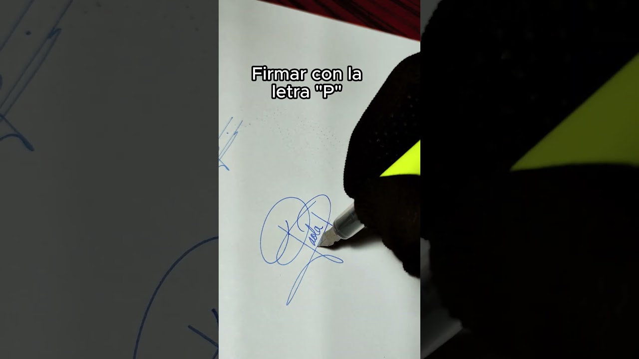 ✍️ C&oacute;mo Firmar con la Letra 