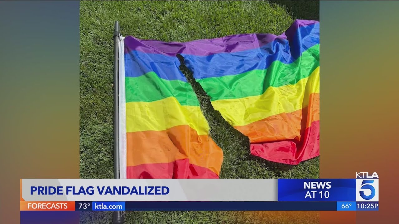 Pride flag vandalized in Anaheim
