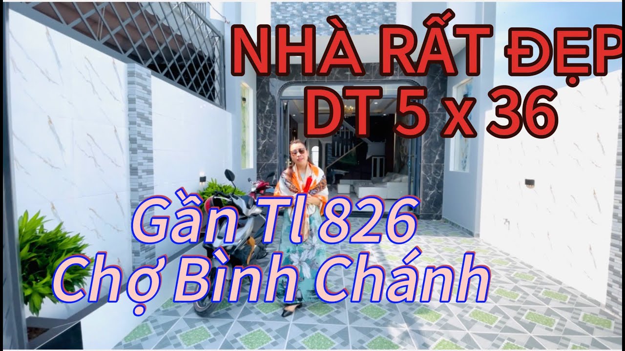 Tập 011 Siêu Phẩm Nhà Đẹp 5x36 Gần Chợ Bình Chánh – Không Gian Rộng, Thiết Kế Hiện Đại! Nhà Mới Xây