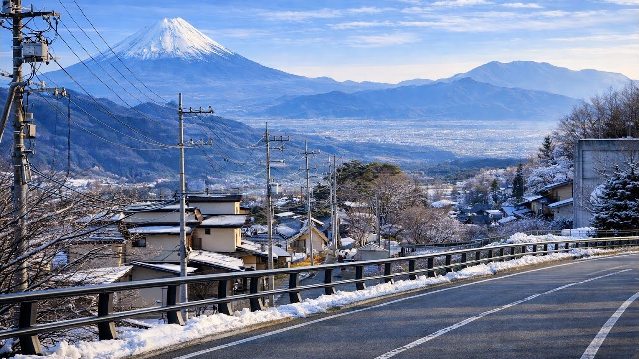 【4K】遠眺富士山的日本秘境｜八岳高原大桥超震撼视角