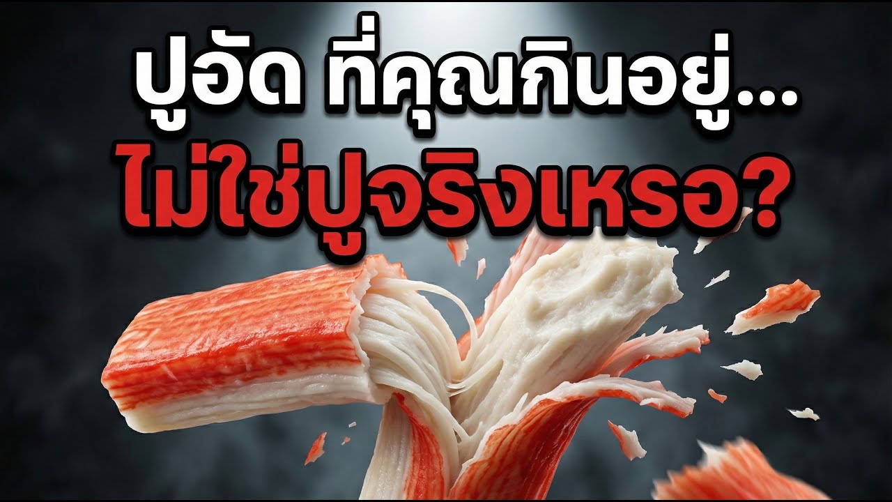 ปูอัด ที่คุณกินอยู่…ไม่ใช่ปูจริงเหรอ