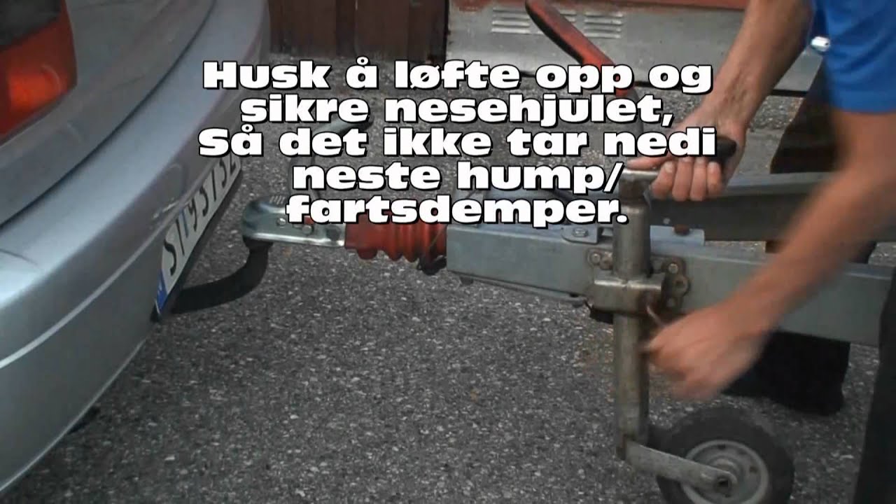 be opplæring Tilhenger opplæring visuell Trafikkopplærting