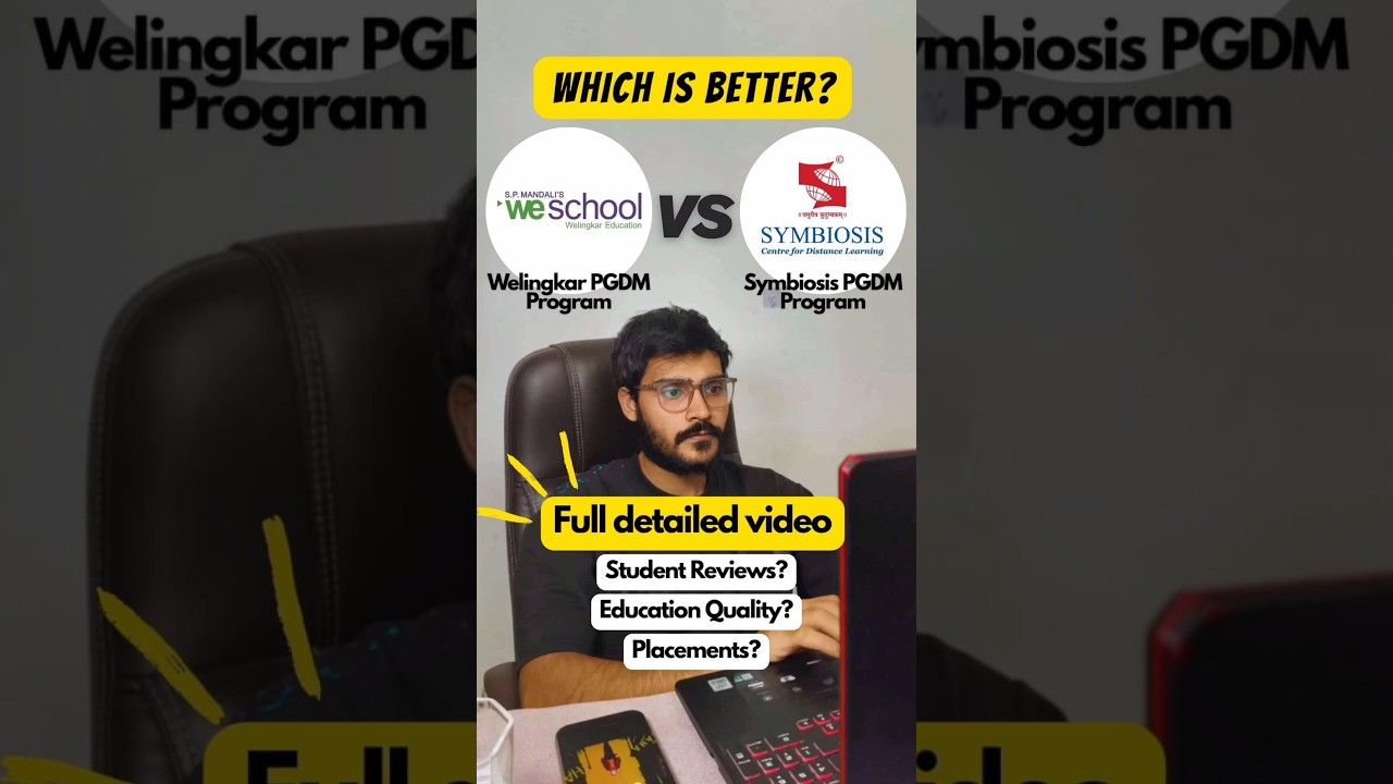 What's the BEST Distance PGDM: Welingkar or Symbiosis?