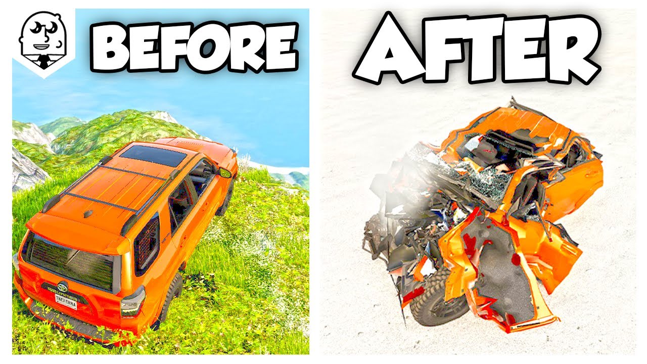 This Offroad Trail is IMPOSSIBLE! (Car Crash Sim)