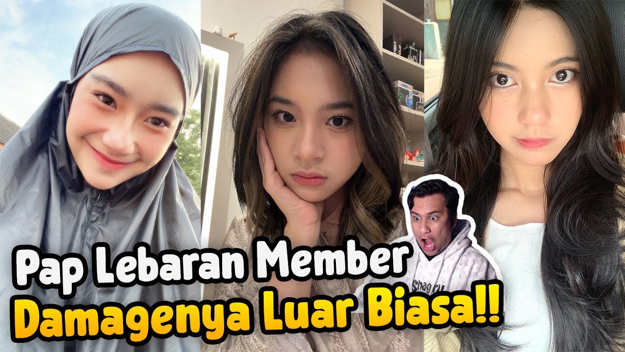REACT PAP LEBARAN MEMBER JKT48 !! ZEE TERLALU LUAR BIASA !!