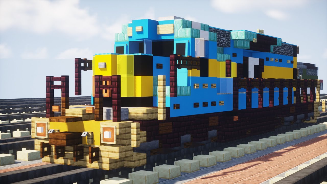 Minecraft Unstoppable AWVR 1206 SD40-2 Tutorial