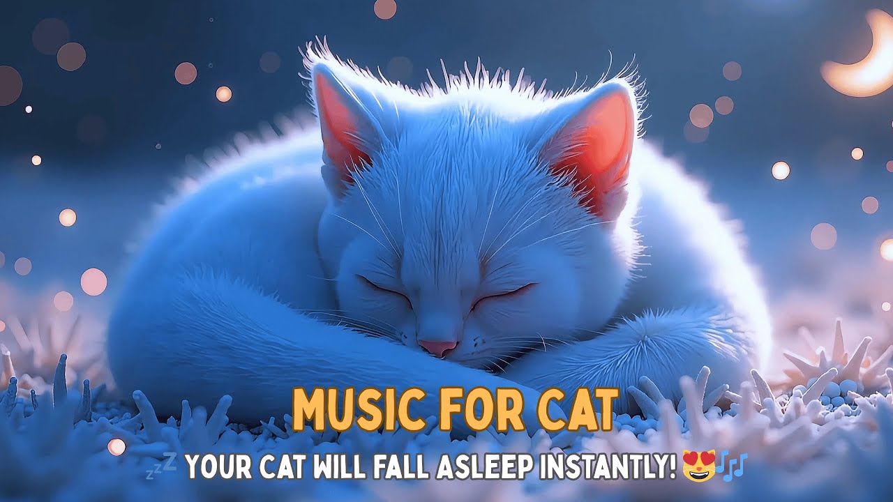 Piano Music for Cats That Helps Nervous Cats Relax and Sleep Better with Gentle Frequencies