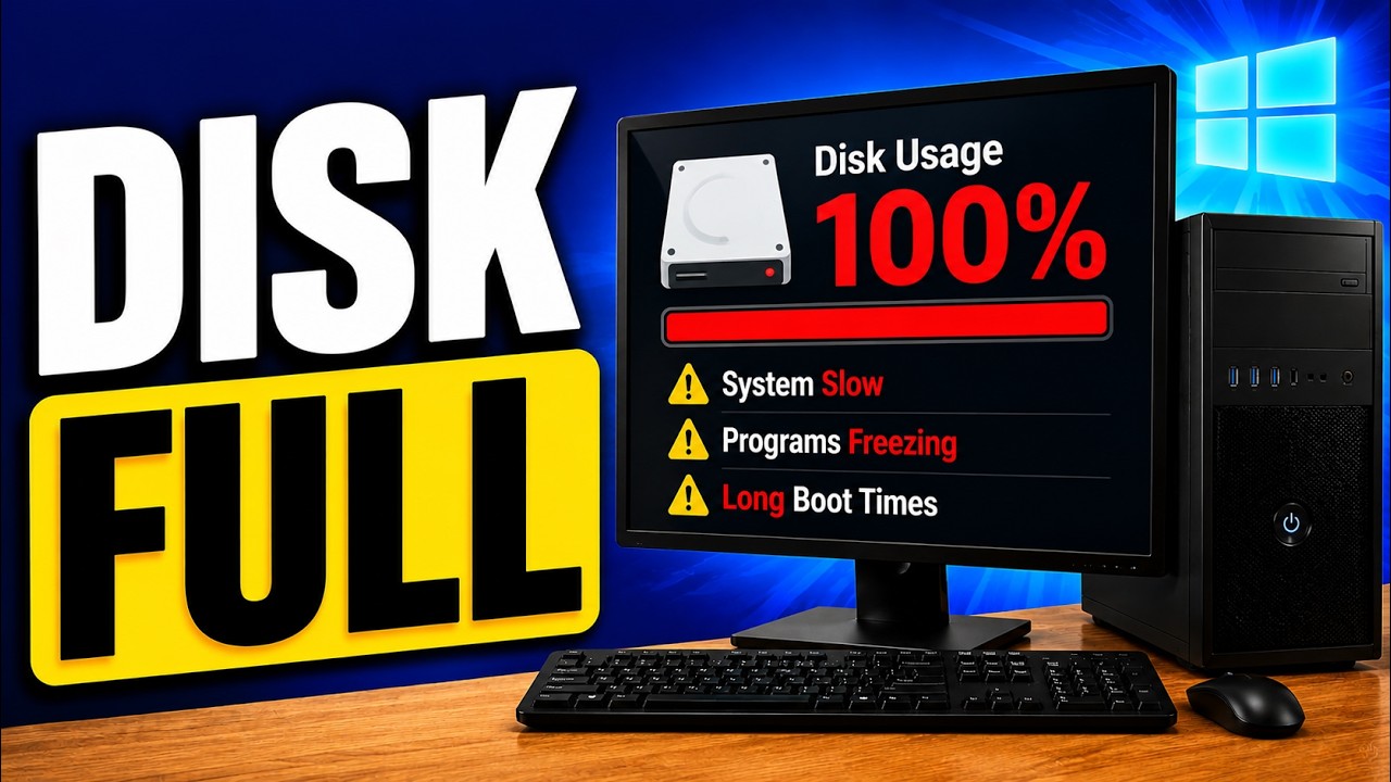 [ИСПРАВЛЕНО] 100% загрузка диска в Windows 10 и 11 – окончательное решение
