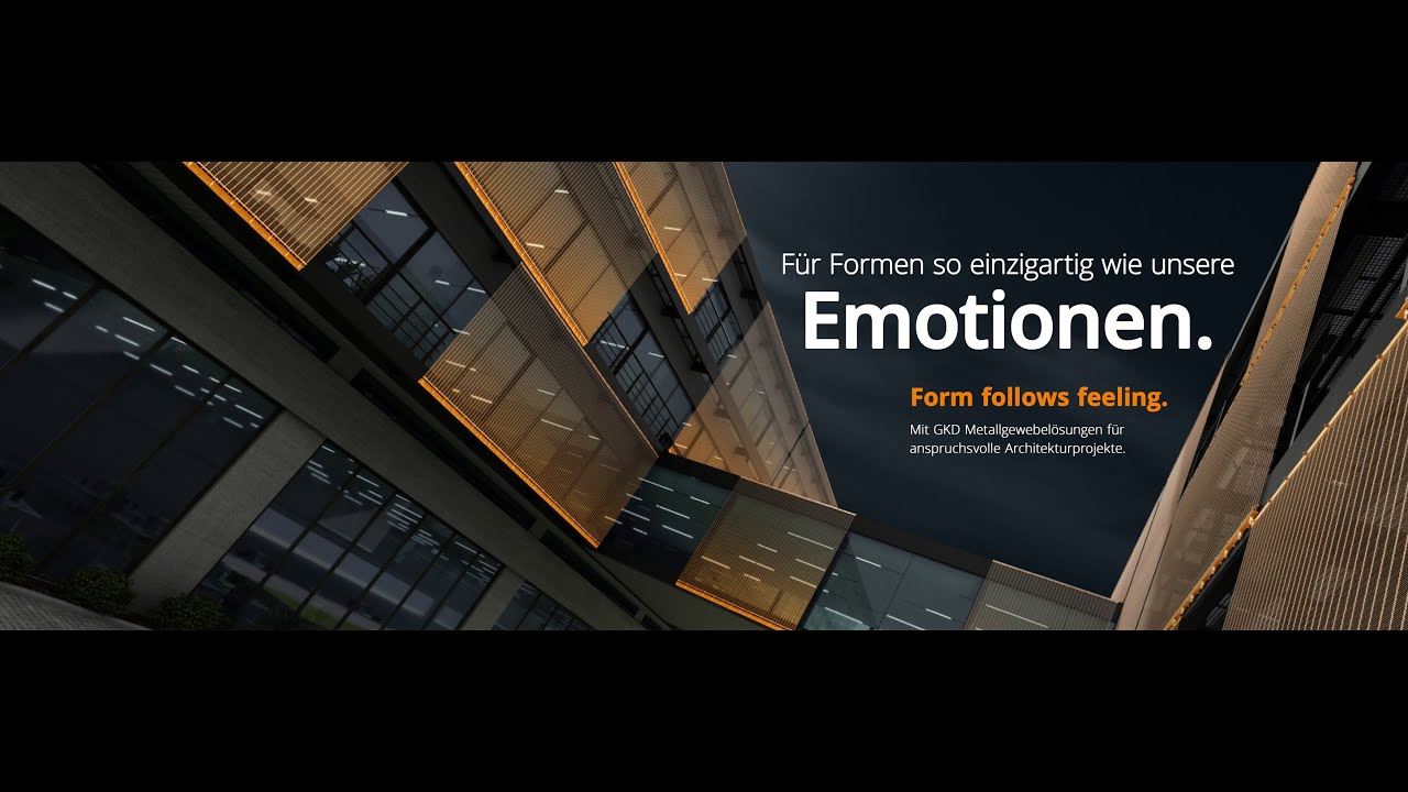 Form follows feeling - GKD Architekturgewebe-Innovationen