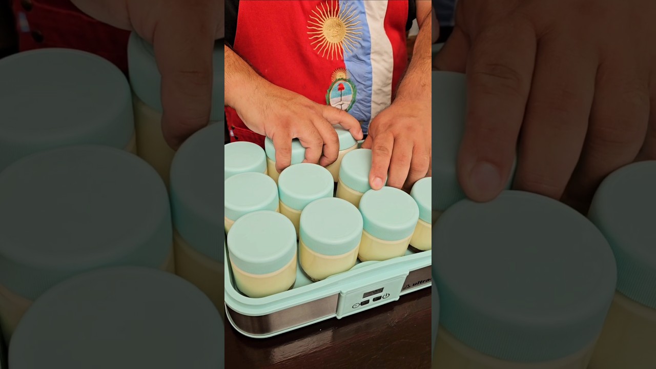 YOGUR DE DURAZNO iguales a los comprados en el supermercado
