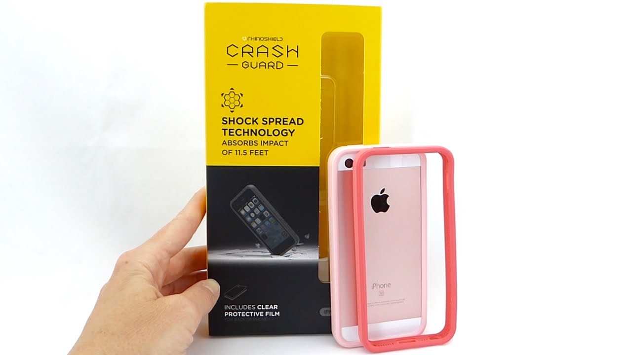 11 Ft Drop Protection w/a Slim Bumper? Check out RhinoShield CrashGuard for iPhone SE!