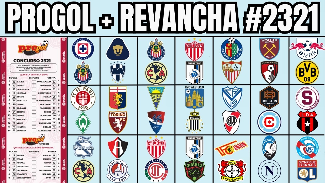 🔥PREDICCIONES PROGOL + REVANCHA #2321 | GDFRANK!