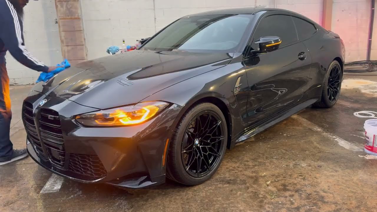 First Wash | This Black-on-Black BMW G82 M4 Needed a Deep Clean