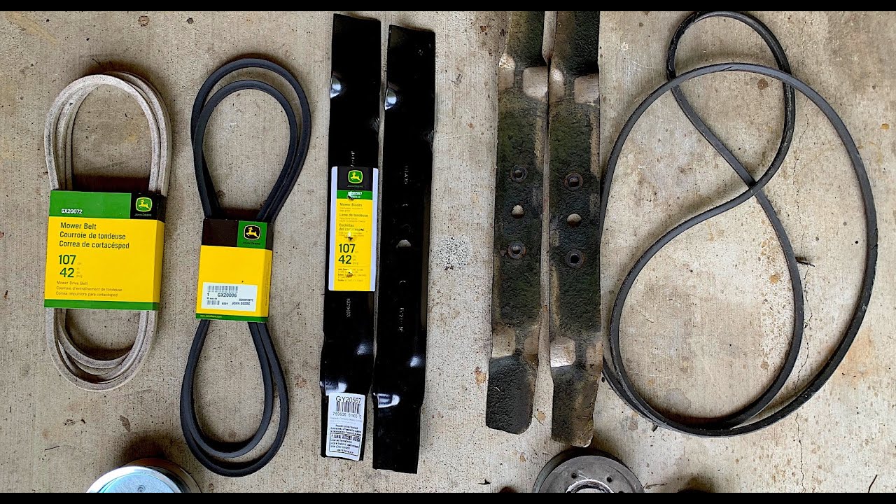 How to Rebuild a Riding Lawn Mower Deck - John Deere L108 42