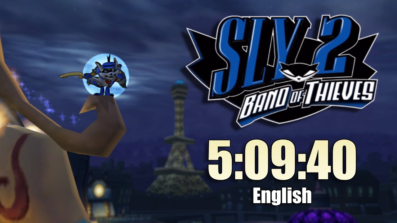 Sly 2: Band of Thieves Any% Speedrun in 5:09:40 (English)
