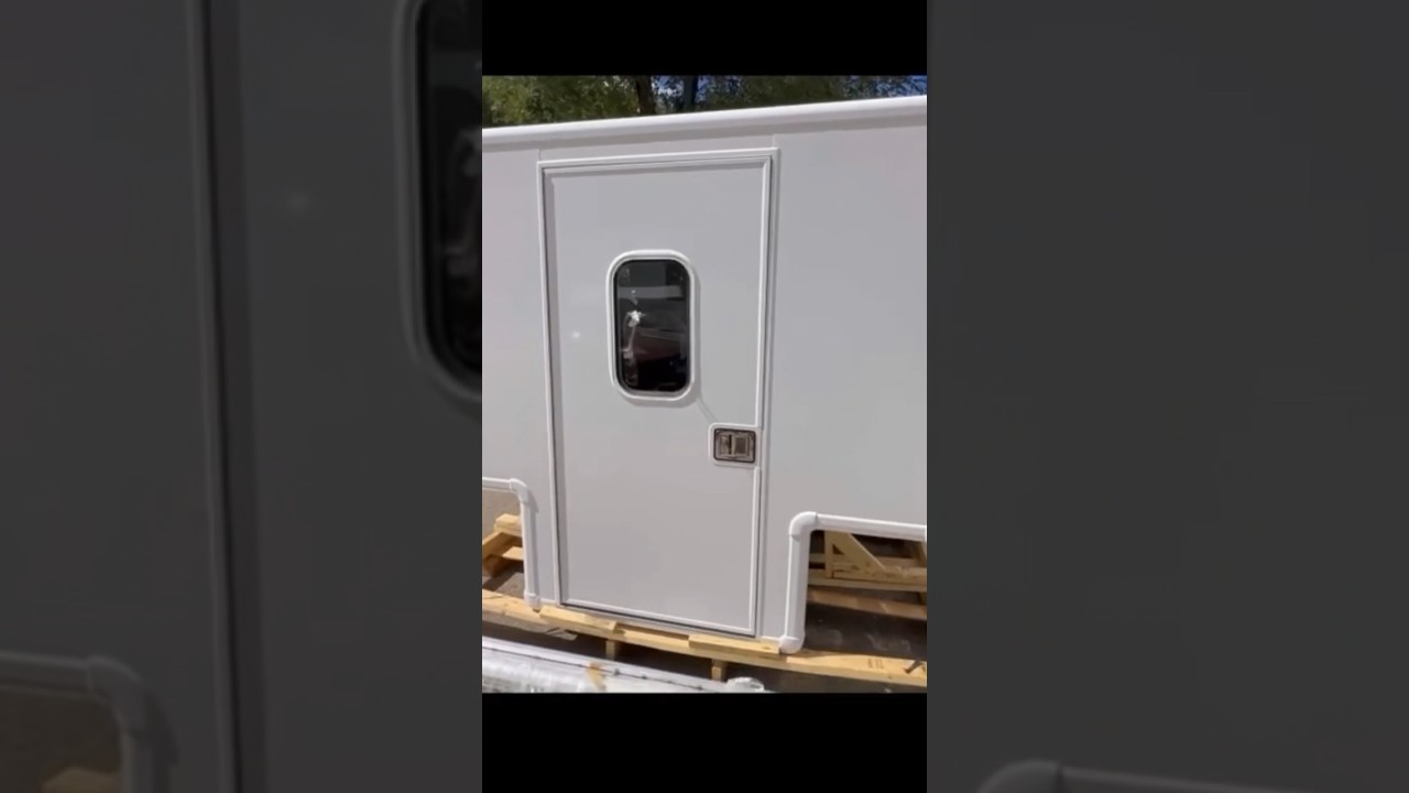 Best  truck camper prices I&rsquo;ve found. Check out that door! Watch full video on my channel #camper