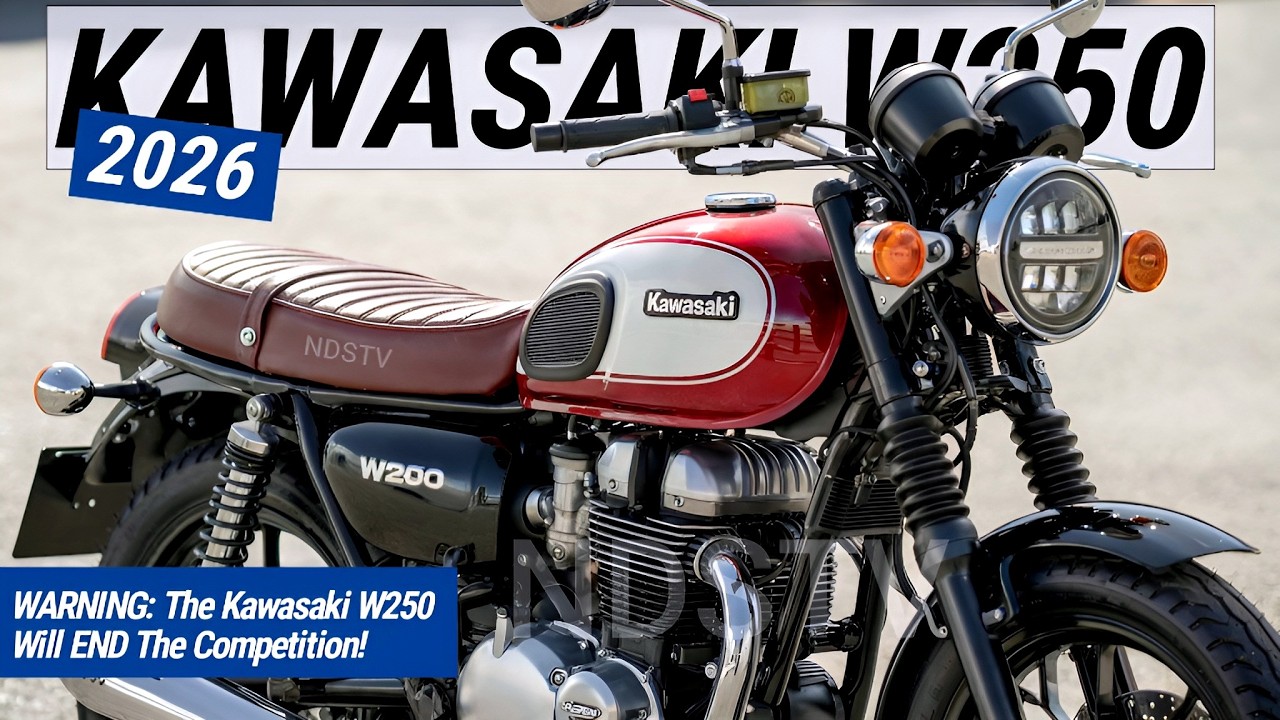 2026 Kawasaki W250 ODKRYTE! Koszmar dla konkurent&oacute;w!