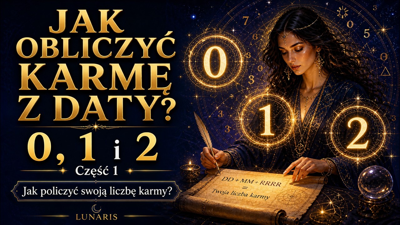 Karma z daty urodzenia &ndash; jak obliczyć swoją liczbę karmy? | Część 1: 0, 1, 2