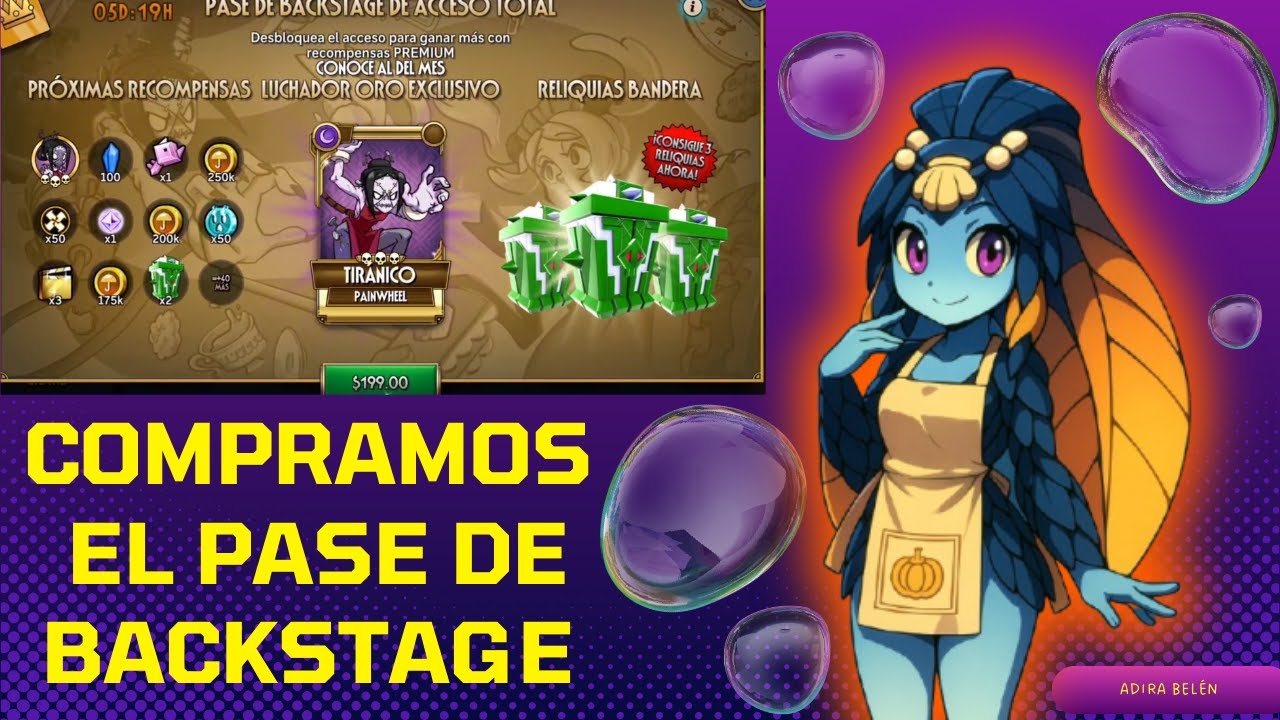 Comprando el pase de backstage! #skullgirls