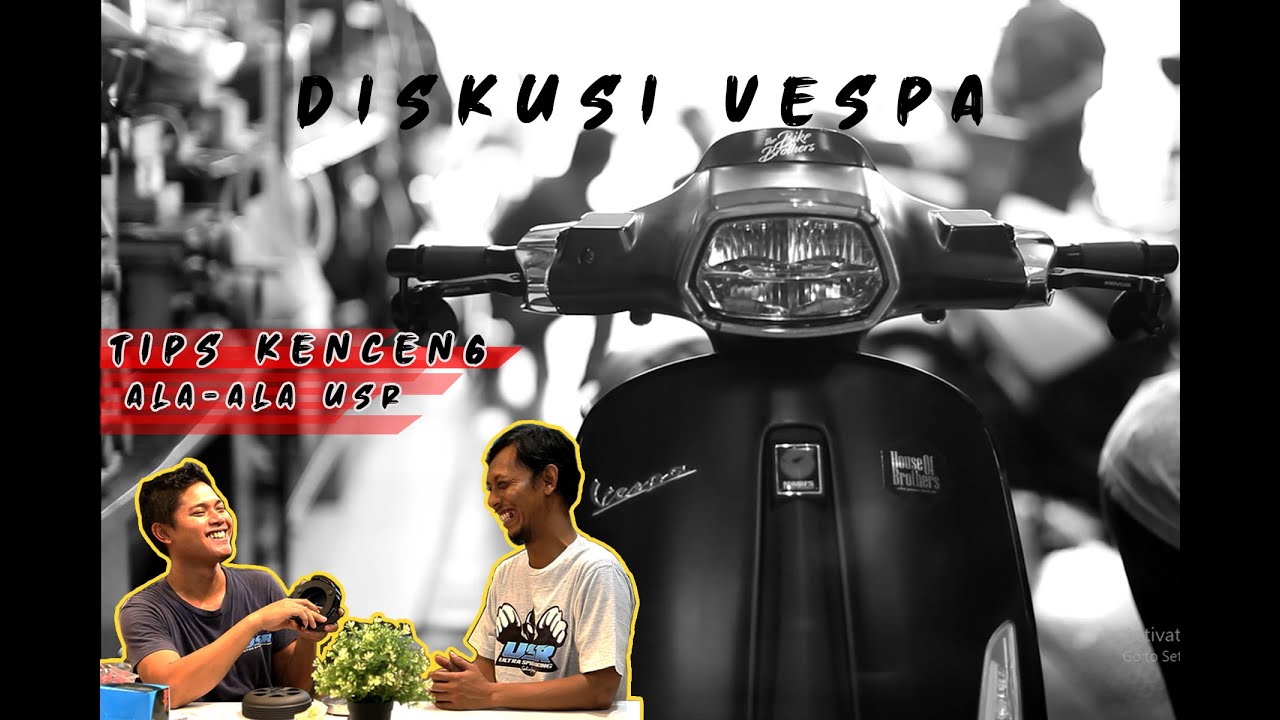 Upgrade Vespa 3V 150 Makin Ngacir, Spek Harian sampai Bore Up