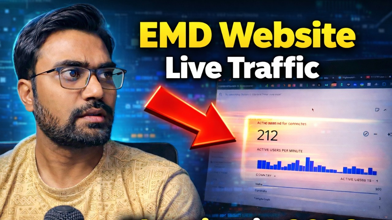 How He Built a Successful EMD Blog |  Live Google Analytic Traffic | Blogging in 2026