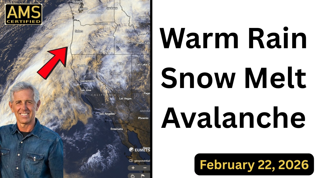 Warm Rain on Snow: Avalanche Concerns & Creek Flooding Near Tahoe